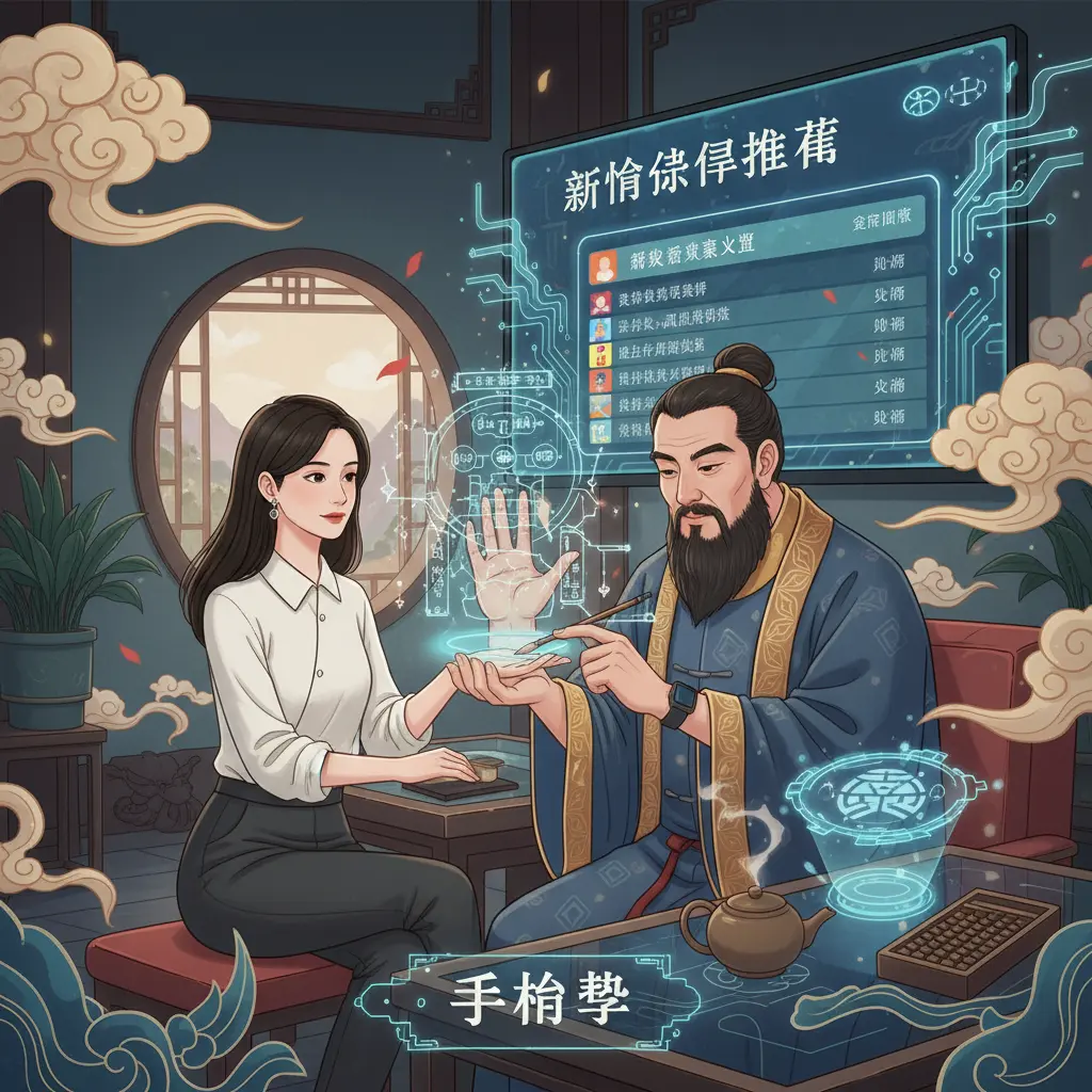 算命師傅推薦 - 手相學